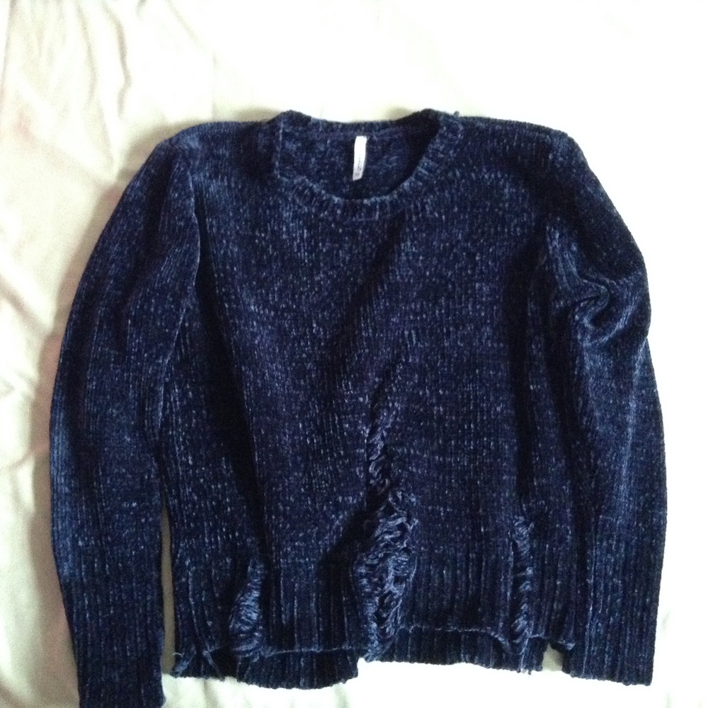 Girls Navy Blue Sweater.